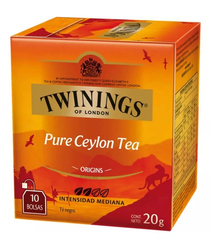 Te Twinings pure ceylon